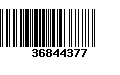 Código de Barras 36844377