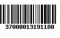 Código de Barras 37000013191180