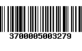 Código de Barras 3700005003279