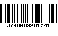 Código de Barras 3700009201541