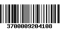 Código de Barras 3700009204108