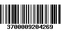 Código de Barras 3700009204269