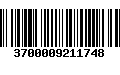 Código de Barras 3700009211748