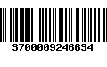 Código de Barras 3700009246634