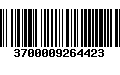 Código de Barras 3700009264423