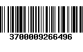 Código de Barras 3700009266496