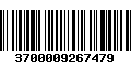 Código de Barras 3700009267479