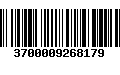 Código de Barras 3700009268179