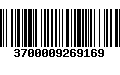 Código de Barras 3700009269169