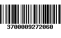 Código de Barras 3700009272060