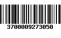 Código de Barras 3700009273050