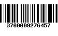 Código de Barras 3700009276457