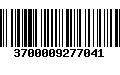 Código de Barras 3700009277041