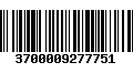 Código de Barras 3700009277751