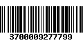 Código de Barras 3700009277799