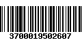 Código de Barras 3700019502607