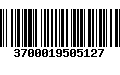 Código de Barras 3700019505127