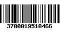 Código de Barras 3700019510466