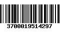 Código de Barras 3700019514297