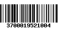 Código de Barras 3700019521004