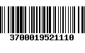 Código de Barras 3700019521110