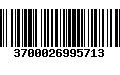 Código de Barras 3700026995713