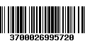 Código de Barras 3700026995720