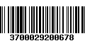 Código de Barras 3700029200678