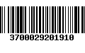 Código de Barras 3700029201910