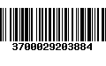 Código de Barras 3700029203884