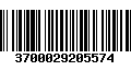 Código de Barras 3700029205574