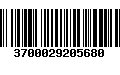 Código de Barras 3700029205680