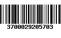 Código de Barras 3700029205703