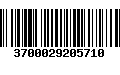 Código de Barras 3700029205710