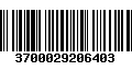 Código de Barras 3700029206403