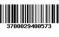 Código de Barras 3700029400573