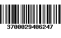 Código de Barras 3700029406247