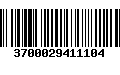 Código de Barras 3700029411104