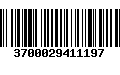 Código de Barras 3700029411197