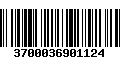 Código de Barras 3700036901124