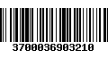 Código de Barras 3700036903210