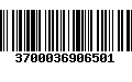 Código de Barras 3700036906501