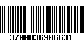 Código de Barras 3700036906631