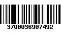 Código de Barras 3700036907492