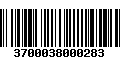 Código de Barras 3700038000283