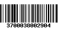 Código de Barras 3700038002904