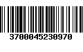 Código de Barras 3700045230970