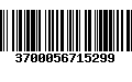 Código de Barras 3700056715299