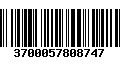 Código de Barras 3700057808747