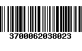 Código de Barras 3700062038023